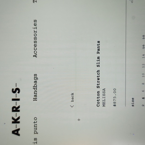 Bergdorf Goodman ladies slim pants size 10 US - Picture 6 of 6